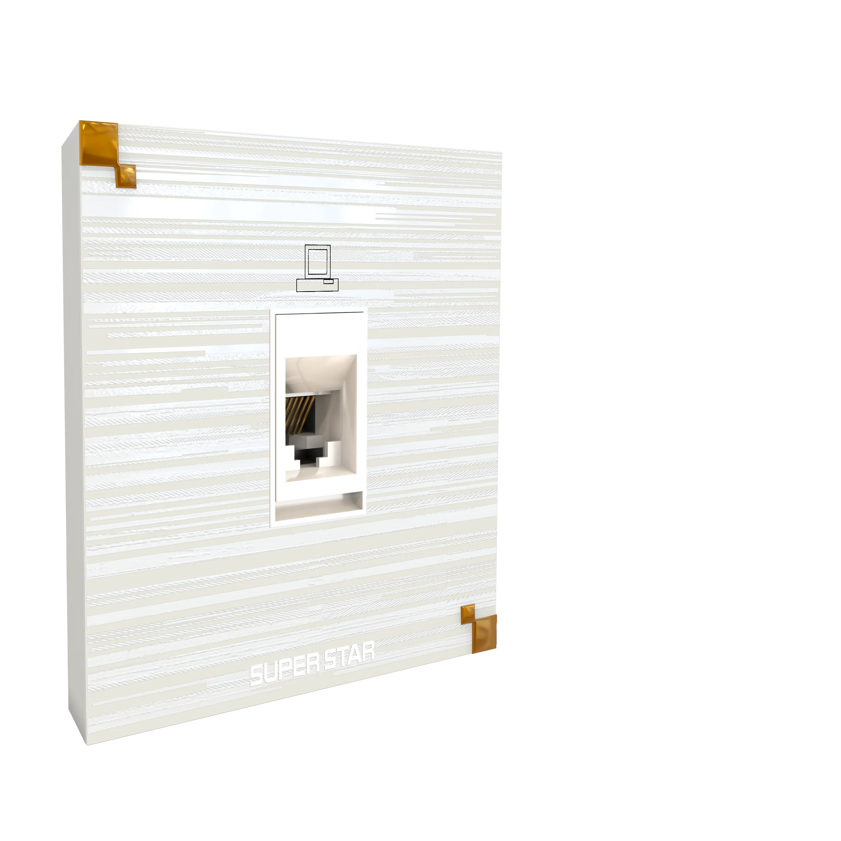 Super Star marble internet socket
