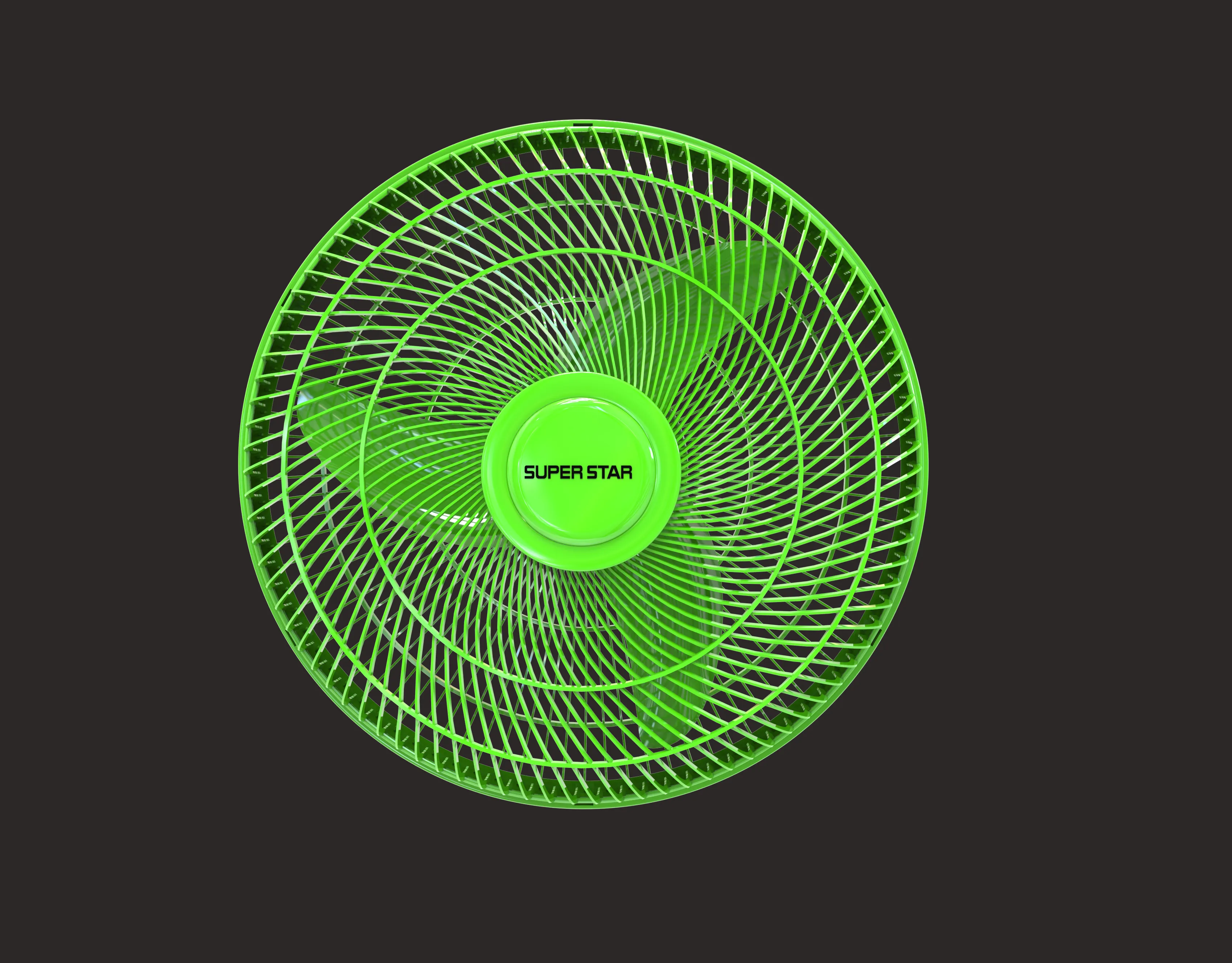 Super Star Net Fan AC 16" lemon