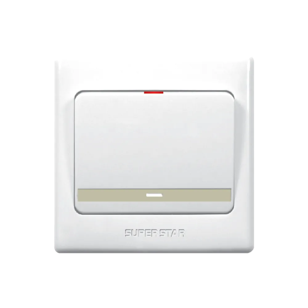 Super Star Rose Series 1 gang 1 way switch