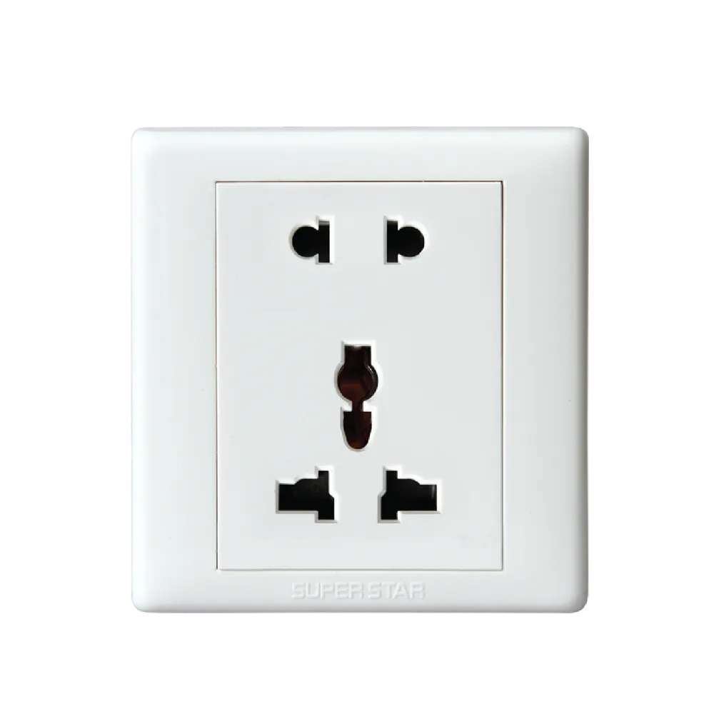 Super Star Rose Series 2&3 pin multi socket 13- amp