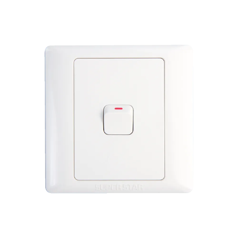 Super Star Lotus Series 1 gang 1 way switch