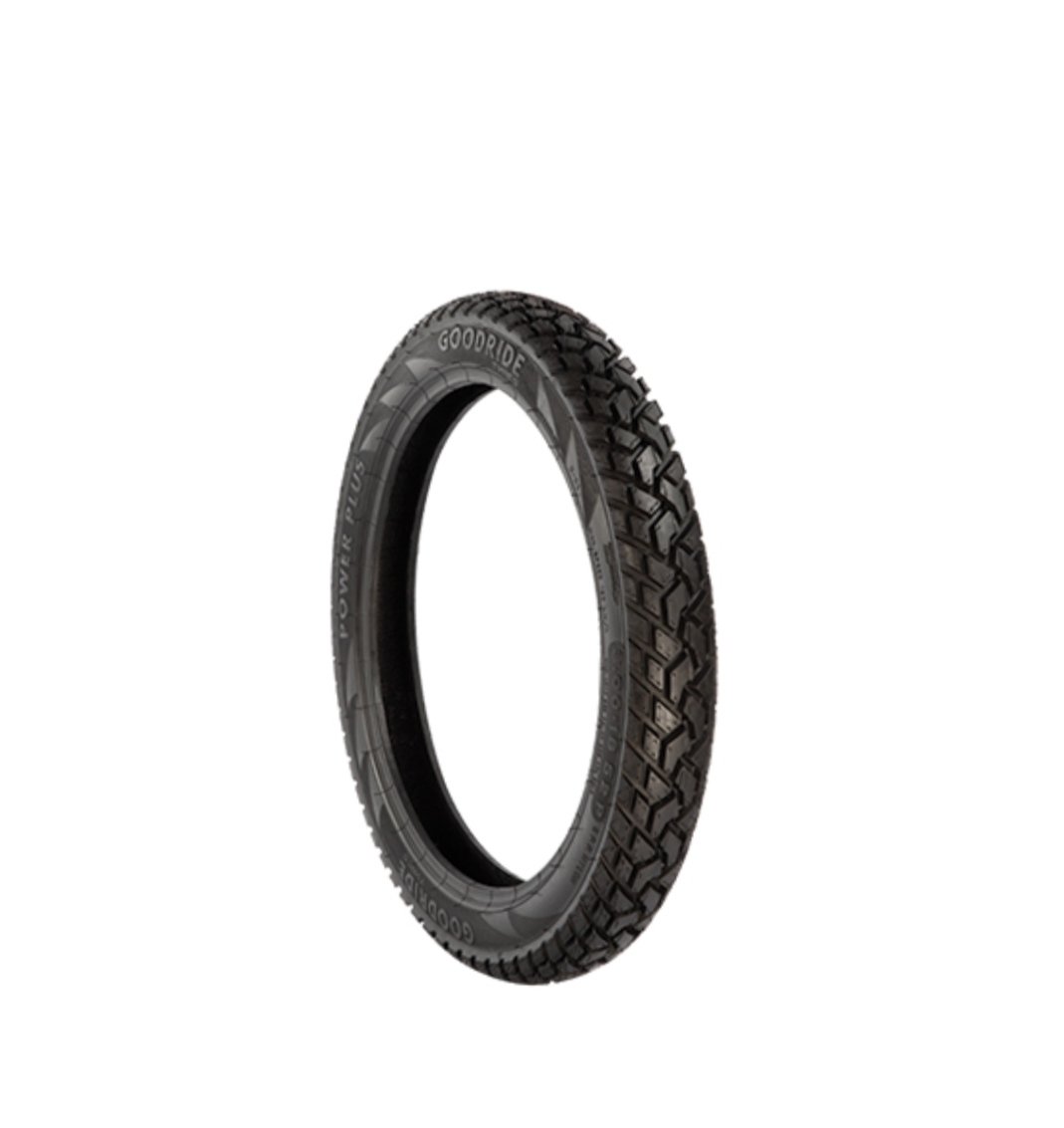 Decent Motorcycle Tyre with Tube Power plus (3.00-18) RFL