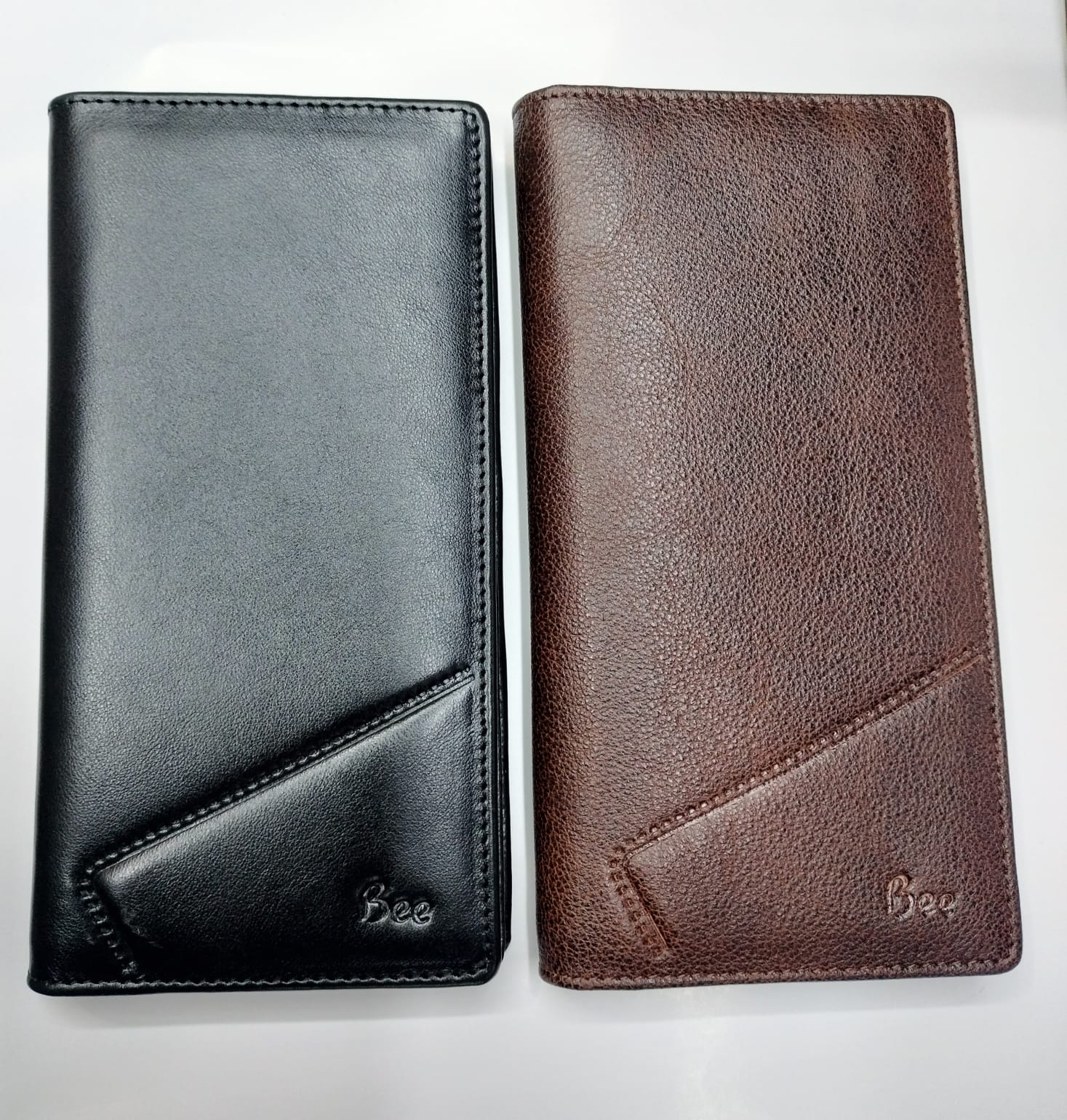 Premium long leather wallet