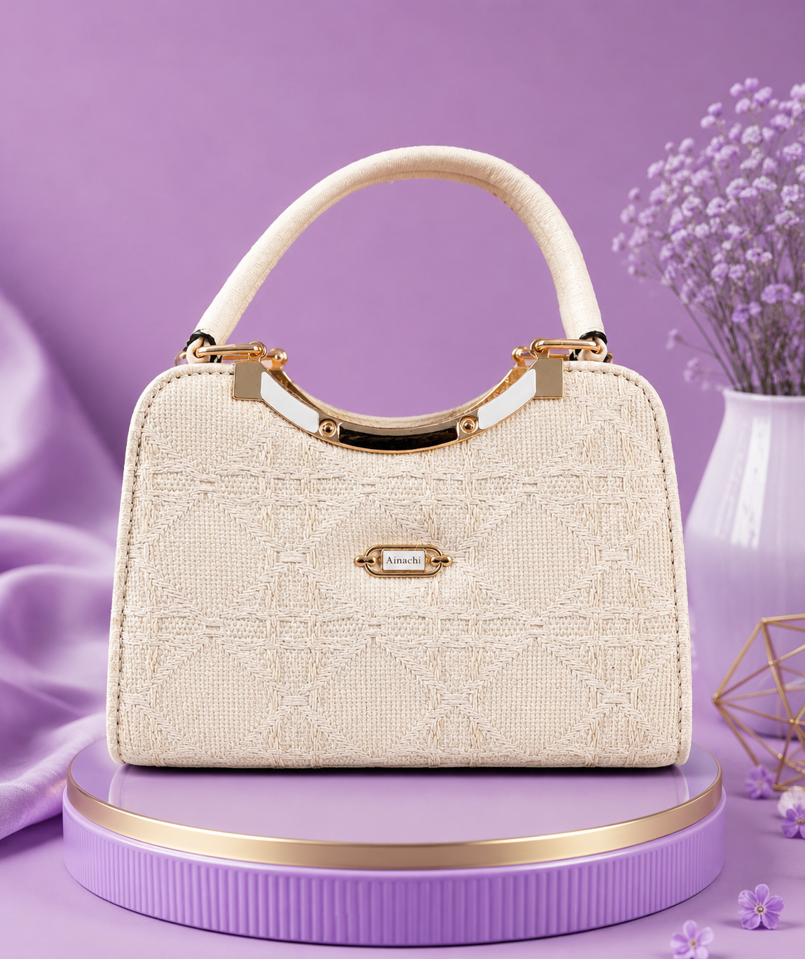 Modern Elegant Top-Handle Handbag