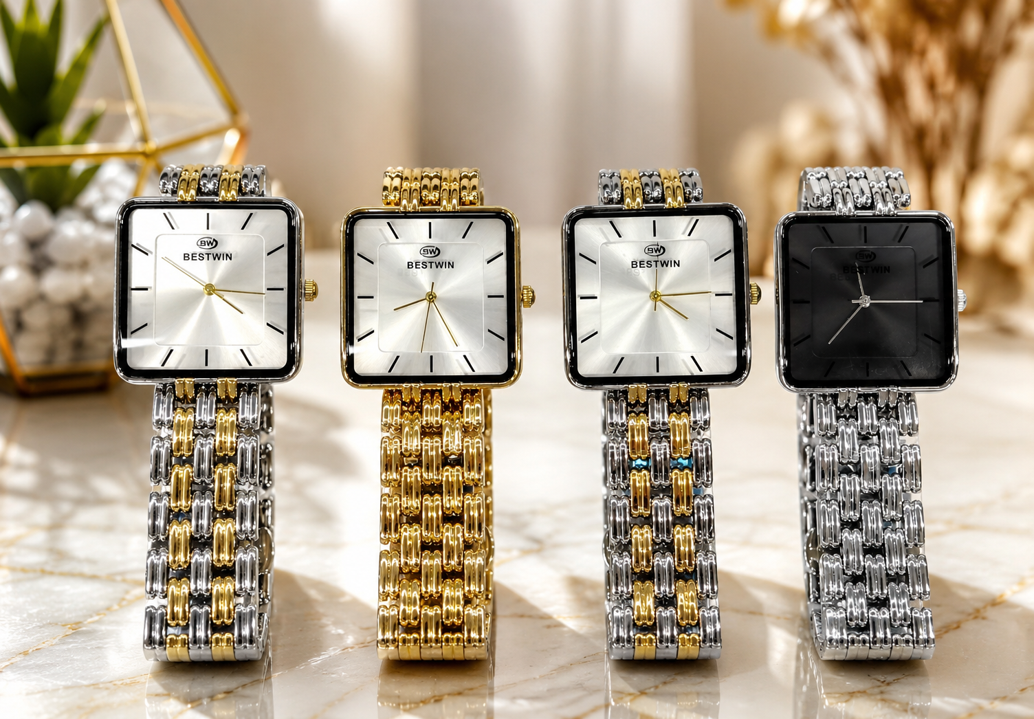 ⌚ BESTWIN Premium Square Watch – স্টাইল ও আভিজাত্যের অনন্য সংমিশ্রণ