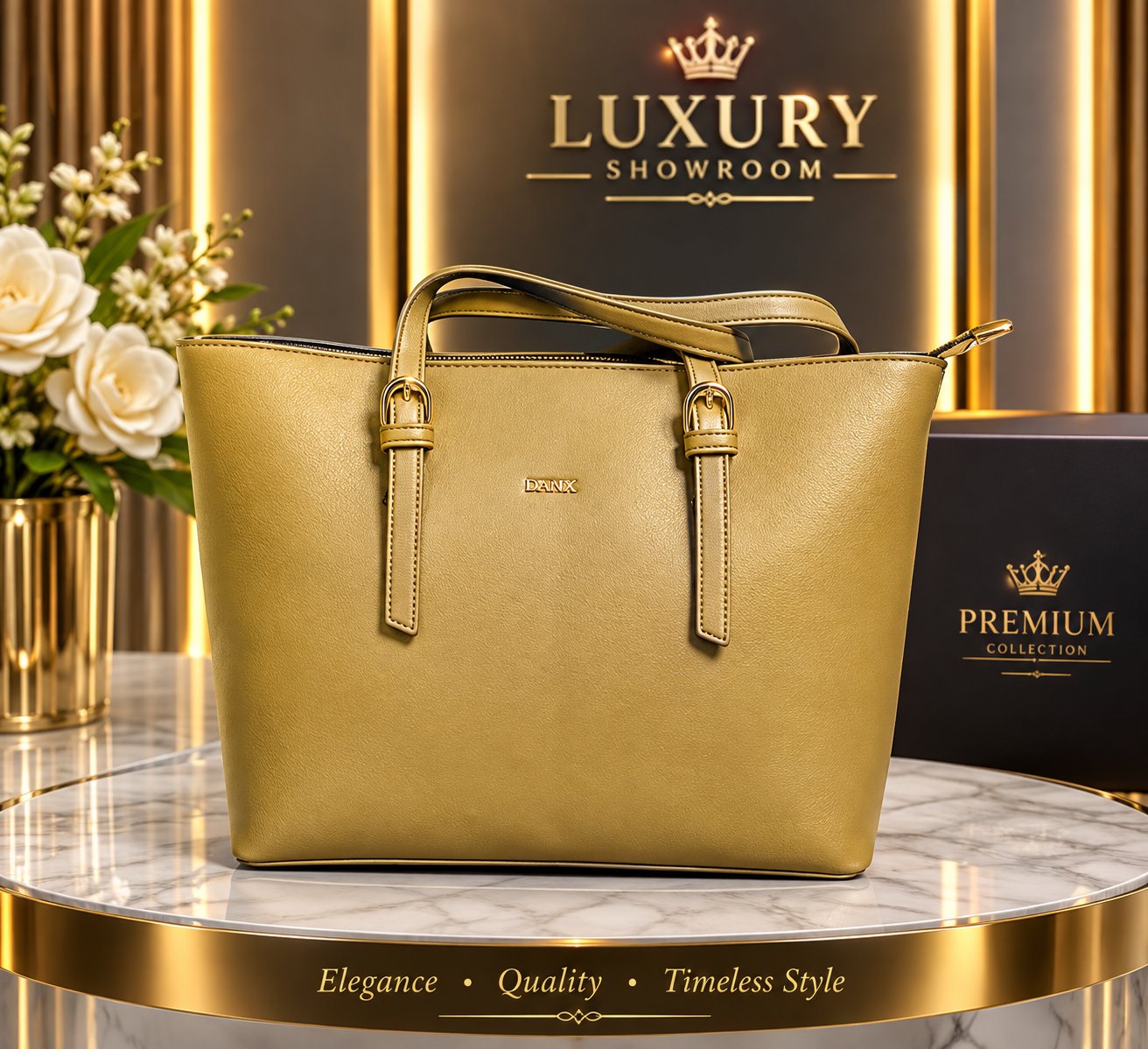 Golden Royale Tote