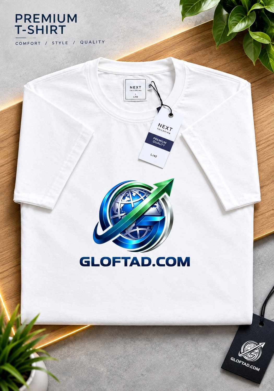 ✨ GLOFTAD.COM Premium T-Shirt